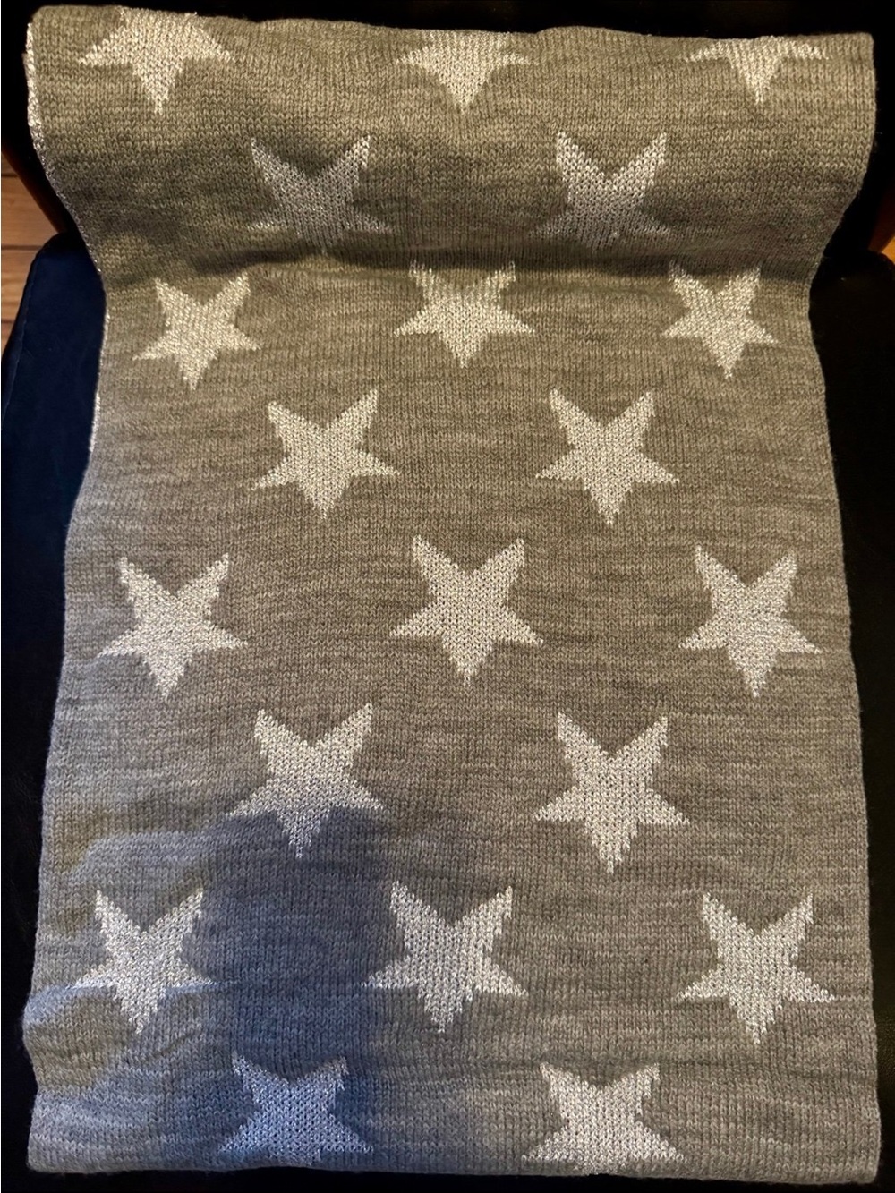 Mixit Metallic Grey infinity scarf